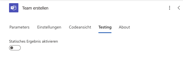 Power Automate - Aktionen und Teile von Flows deaktivieren, so geht's! 2 Deaktivieren von Aktionen in Power Automate durch die Option "Statisches Ergebnis deaktivieren"